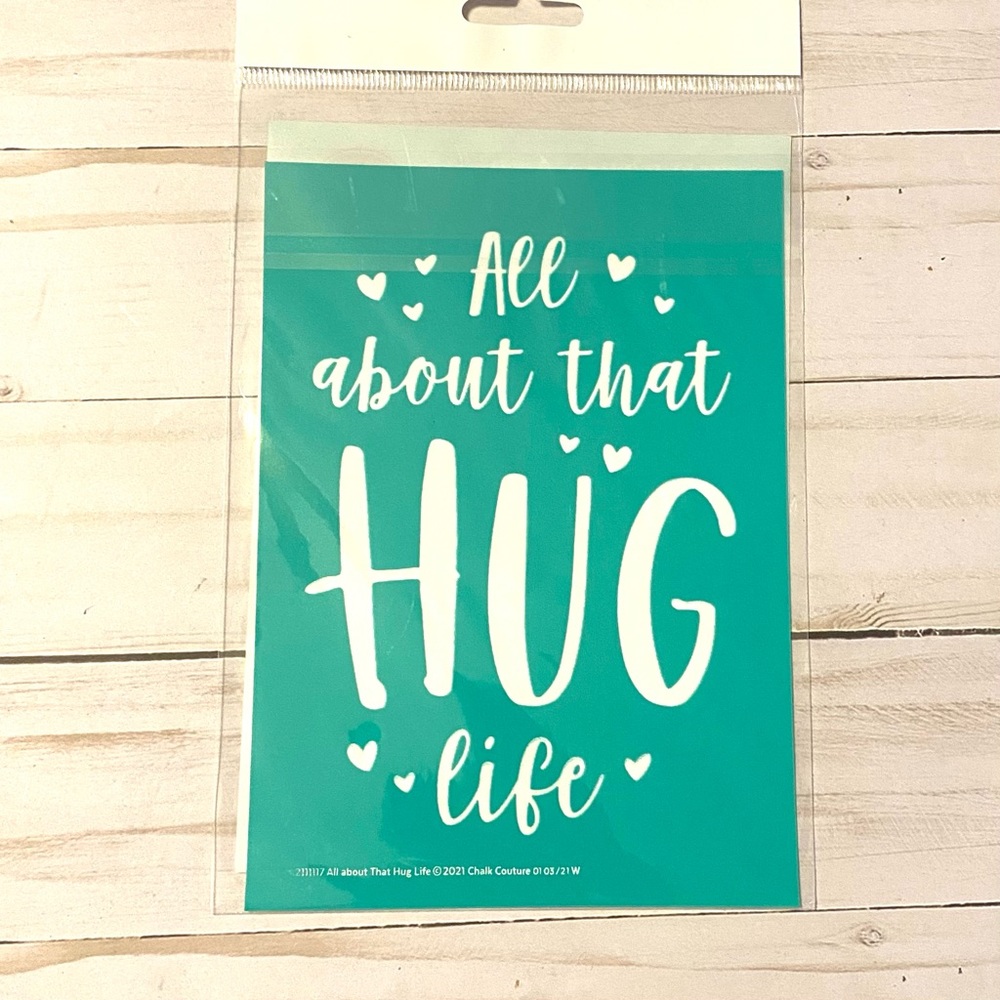 Chalk Couture Size A (5x7) reusable transfer.